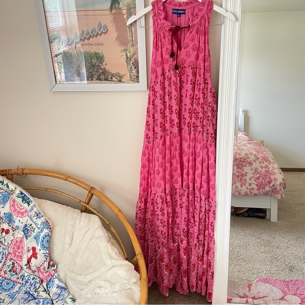 Anthropologie Ro’s Garden Sofia Tiered Maxi Dress in Size XS - Picture 3 of 5